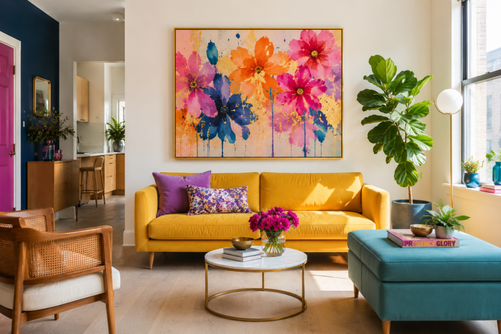 Big Art for Small Walls Why One Bold Piece Beats a Gallery Grid aug 7 (2)